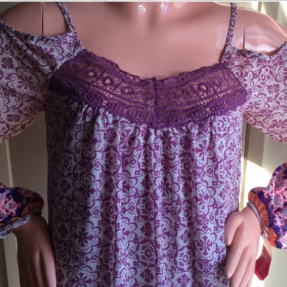 Purple ane Gold Dress - Picture 2 of 3